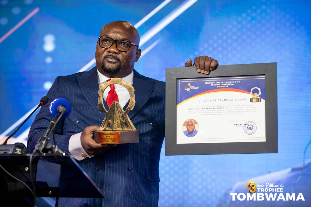tombwama's tweet photo. Des moments forts, des visages inspirants et une même vision : célébrer l’excellence.
La 3ᵉ édition du Trophée Tombwama a mis en lumière celles et ceux qui font la différence et portent haut les valeurs du mérite et de l’engagement.

Revivez en images ces moments. https://t.co/nWrtNN67Yo