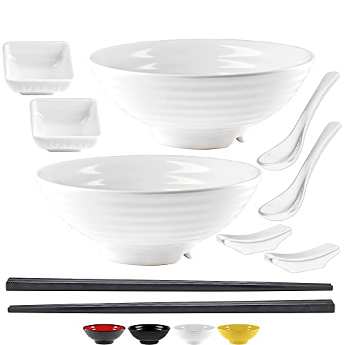 laybaobun's tweet photo. I just received Practimondo Noodle Bowls Set - large 32oz Ramen Bowl Set for authentic Asian Cuisine - comes with Dipping Bowls, Spoons and Chopstick Stands. Enjoy Thai Miso, Udon or Wonton  from Anonymous via Throne. Thank you! https://t.co/dZg8zcYJDW #Wishlist #throne https://t.co/IY9bhnq3o6