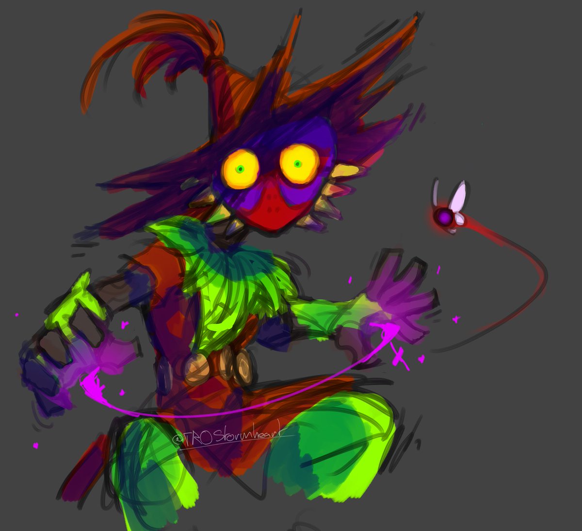 Drew this little dude a while back and I can't remember if I ever posted it 
#TheLegendofZelda #MajorasMask #TLOZ