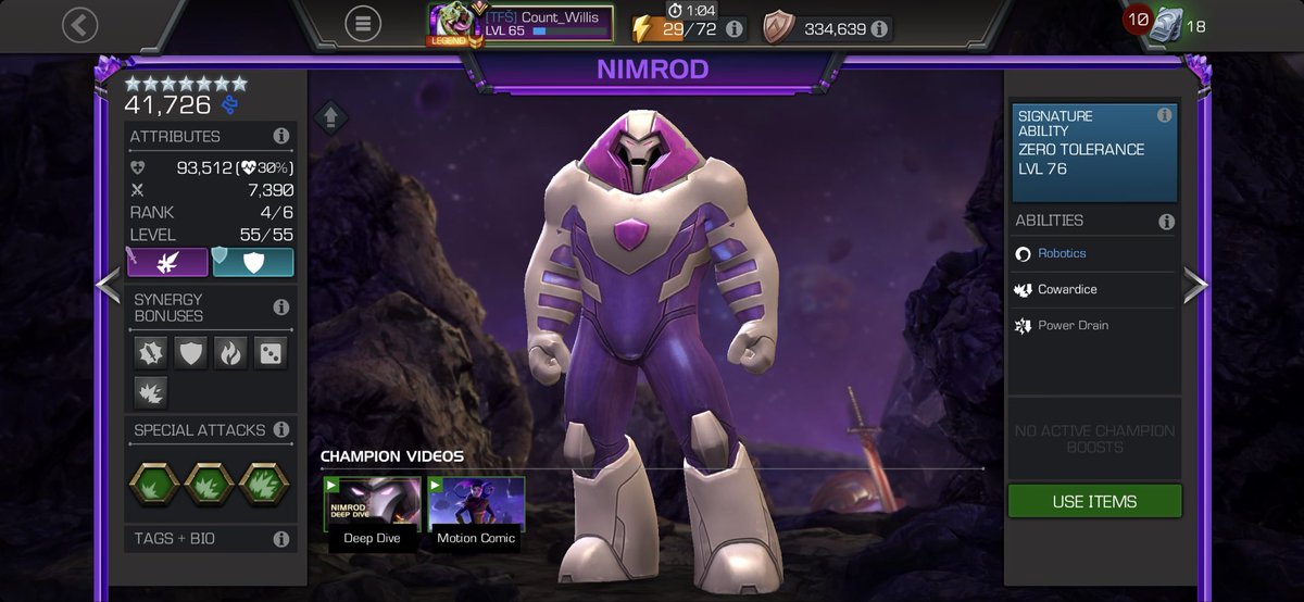 Count_willis's tweet image. Last MCOC rank ups for a bit! Couldn’t be happier to have my OGs back in the roster