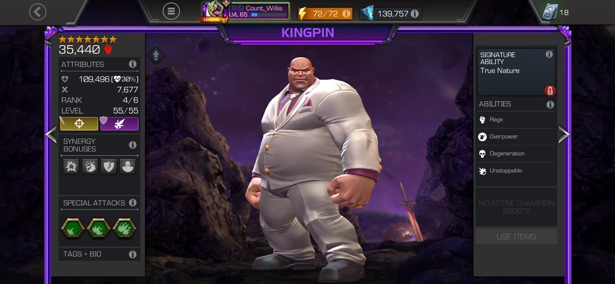 Count_willis's tweet image. Last MCOC rank ups for a bit! Couldn’t be happier to have my OGs back in the roster