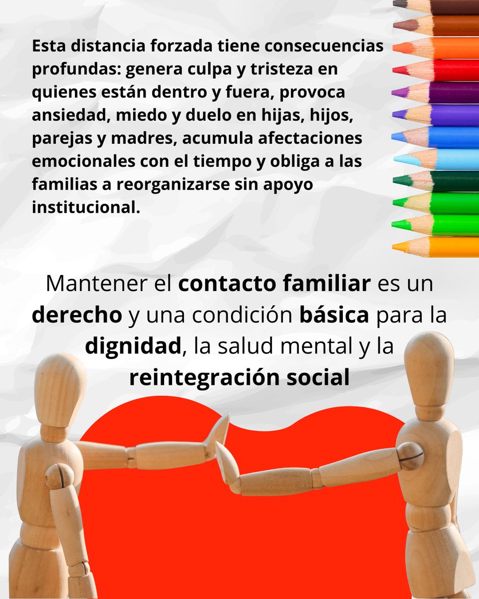 DocumentaAC's tweet photo. El impacto de la privación de la libertad también lo viven las familias
El Estado debe garantizar dignidad y trato humano para todas las personas, dentro y fuera de prisión.
#DocumentaAC #DerechosHumanos #Justicia https://t.co/zeRUjzKF5t