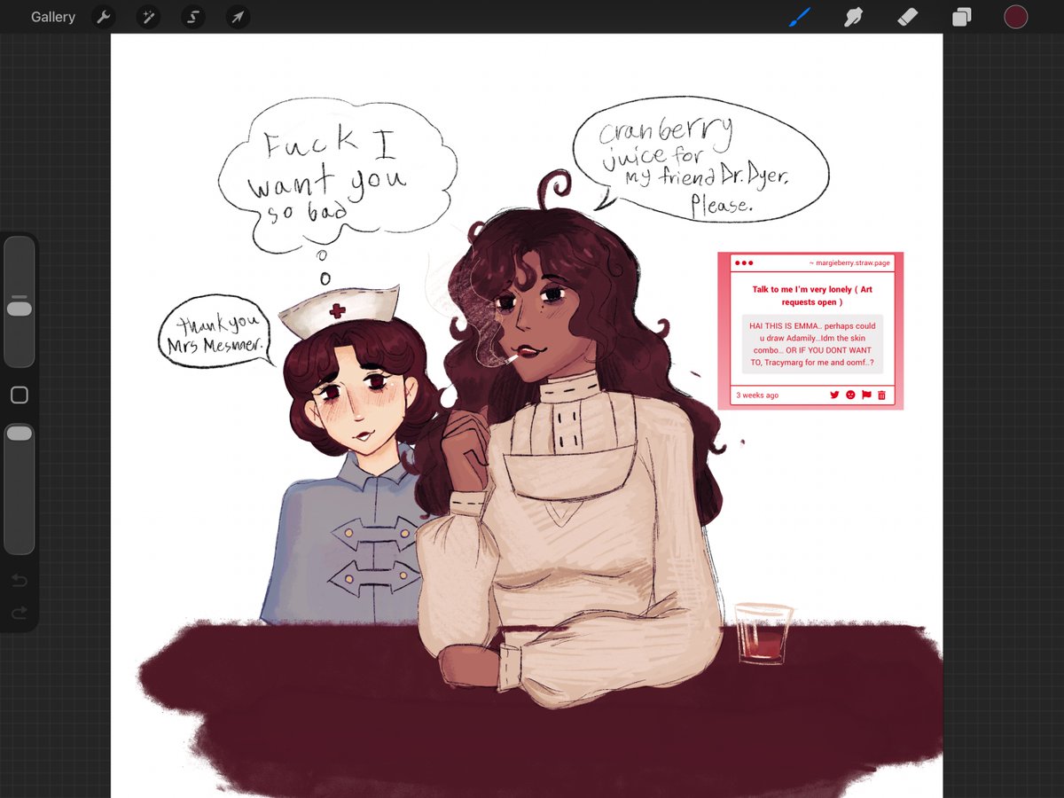 kissesforribbon's tweet photo. They call me yuritron 3000 #idv #adaemily
//strawpage request 🩺💉 https://t.co/zVSmnu1lkj