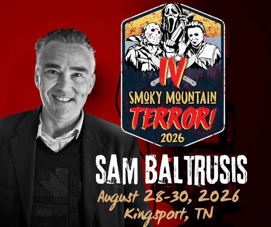 On August 28th-30th, 2026, I'm heading back to Tennessee for the Smoky Mountain Terror event at the Mountainview Convention Center in Kingsport, TN. I'm loving the lineup for this horror convention and can't wait to do a return visit to Buc-ee's with my friend Kristen.