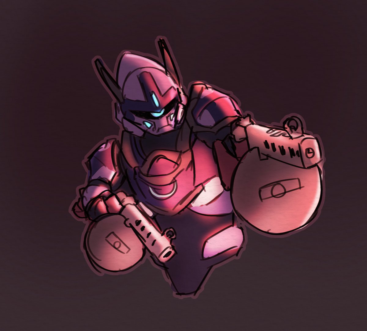 BossVeteran134's tweet image. art not made with AI