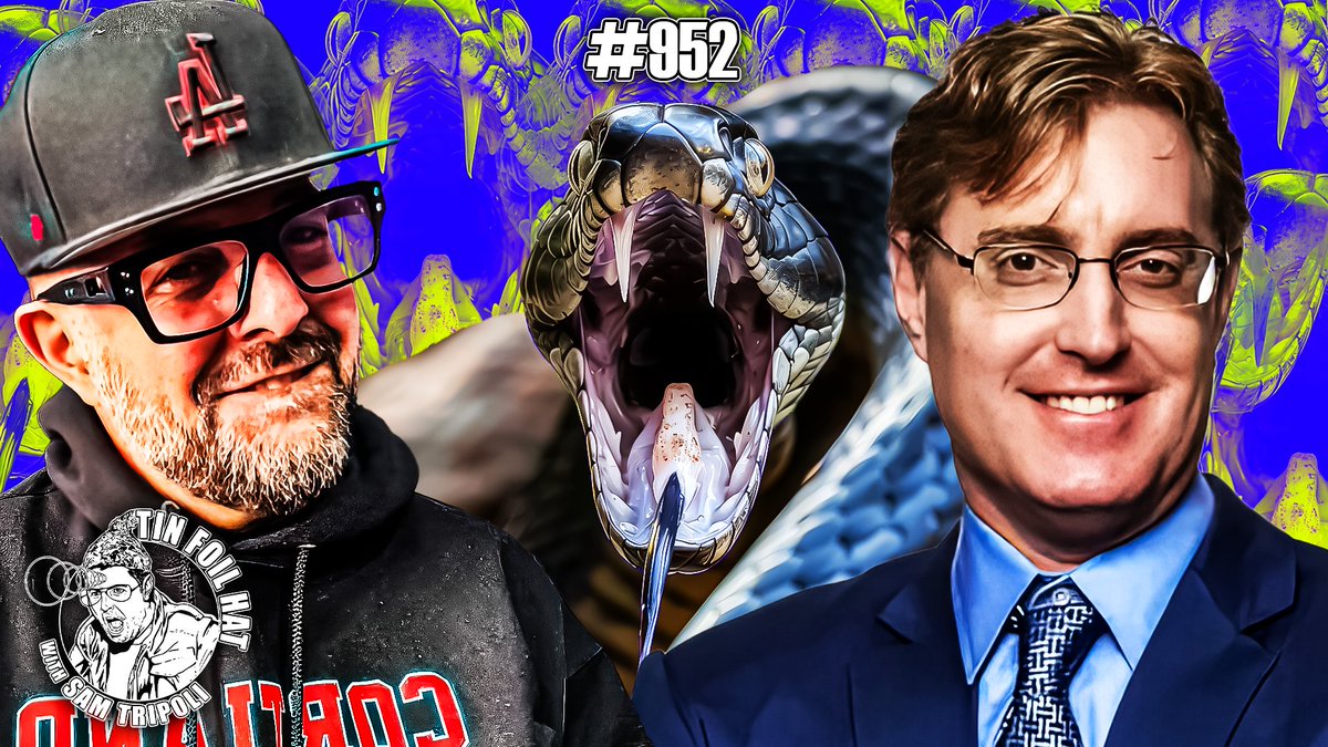 OUT NOW! 🔥
On Tin Foil Hat #952 The Trillion Dollar Venom Industrial Complex with @SamTripoli, special guest <a href="/ArdisDoc/">Dr. Bryan Ardis, D.C.</a> challenges the mainstream story of COVID’s origins, the role of spike proteins, and the idea that viruses may act more like animal venom. 
They explore alleged