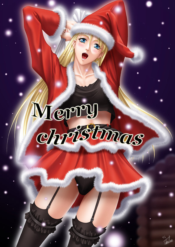 今日は #クリスマスイブ なので、大昔に描いたツイッターにアップする事もほとんど無いと言うか初めてのサンタ絵とかをアップしとこう～。🎄🧑‍🎄
1枚目00年初のサンタ絵
2枚目01年
3枚目03年脱衣仕様
4枚目08年脱衣仕様
モフモフの描き方が絵の進化を感じさせるっ!?🙄 
