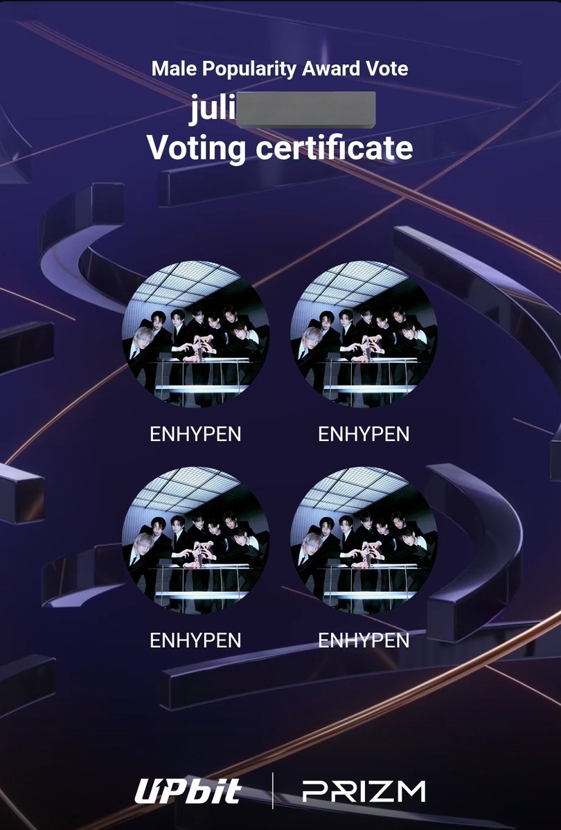 enhasserabits's tweet image. ENGENEs, please don’t forget to cast your votes today. You can vote with multiple accounts, and if you’re able to, consider joining a vt team.

We can still turn this around, just like we’ve done before, as long as we keep pushing. So, LET'S PUSH IT!

🔗global.prizm.co.kr/story/gda25