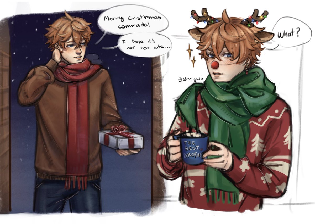 atmosgwab's tweet image. I just wanna see my baby standing right outside my door🎅
#childe #tartaglia #GenshinImpact