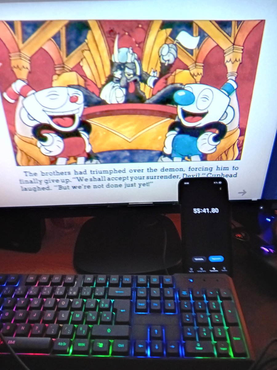 _SFP88's tweet image. Sub 1h sur Cuphead en glitchless + les temps de chargement