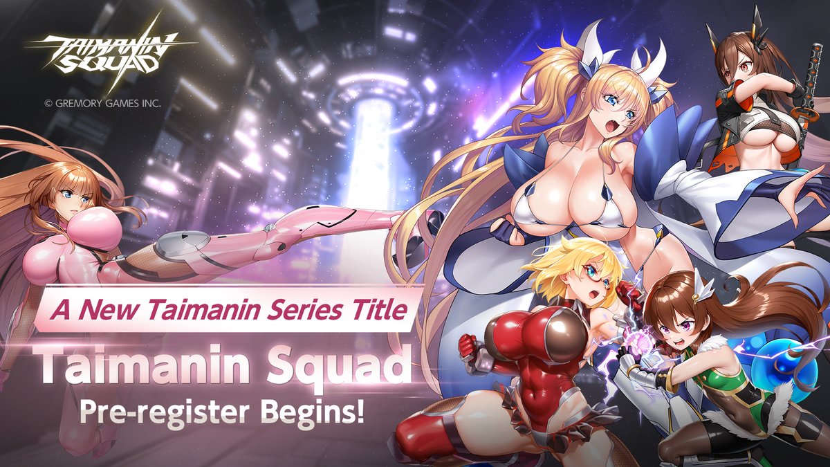 TaimaninSquad's tweet photo. [Taimanin Squad] Pre-Registration Begins!

---------

The pre-registration for the new Taimanin series title, "Taimanin Squad" begins now!

After you pre-register, a variety of gifts will be delivered to you following our official launch, so don't miss your chance- go register now!

※ Pre-Register Period: December 24th, 2025 ~ Until further notice
※ Pre-Registration Platforms: iOS, AOS, PC
※ How to Pre-register

① Official Website Pre-Registration
└ Click on the link below, then 'Pre-Register Now' → Type your email address and select your device platform → Check the box and click 'Register' → Confirm pre-registration by clicking on the link sent to your email
└ If you haven't received a confirmation email, please check your Spam folder.

② Store Pre-Registration
└ Google Play Store, Apple App Store: Click on the link below, then select according platform → Once redirected to the Store, proceed with pre-register.

Check out the link below for more details regarding the pre-registration of "Taimain Squad" and more!
https://t.co/58Ihrff2HS

Taimain Squad Open Beta will be available on the Galaxy Store from January 15th, 2025, so stay tuned!

Best Regards.