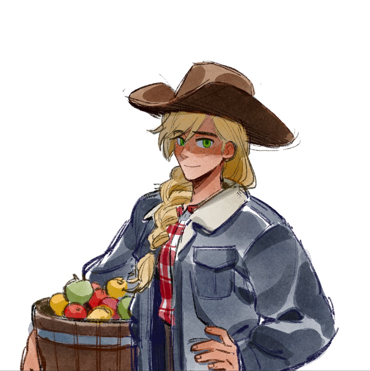 314_pt's tweet photo. Applejack I drew for a friend a long time ago lolll 
#AppleJack #mlpfim https://t.co/LQXaVTNQxO