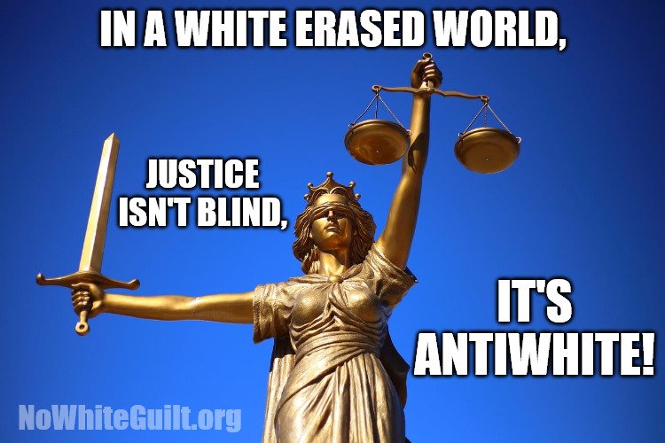 BiospiritWest's tweet image. No more White guilt in our Western justice systems!
