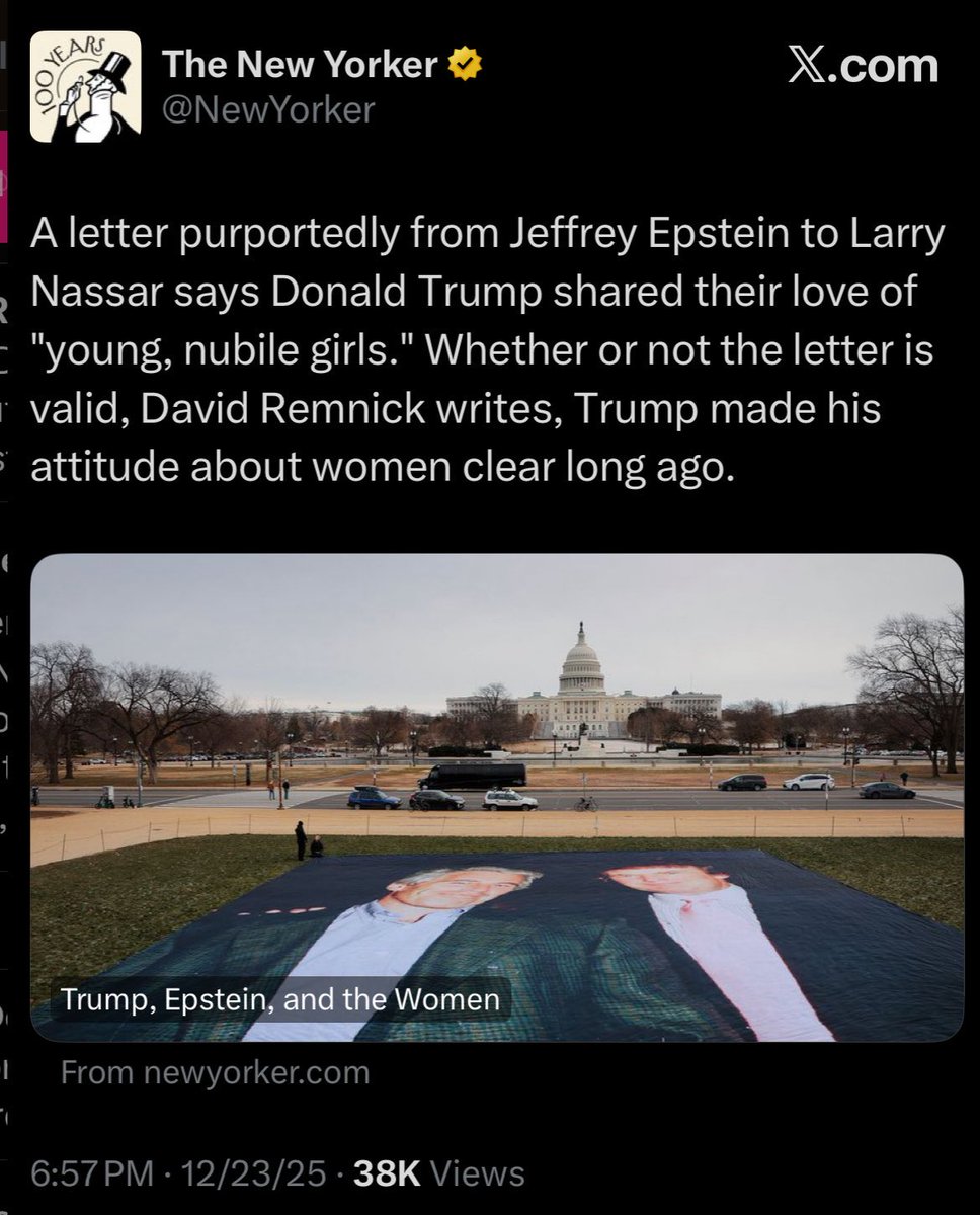 ianmSC's tweet photo. The New Yorker wanted to hurt Trump so much that they covered a fake letter and had to delete this insane post because it was so absurd and misleading https://t.co/VqkhTJI51t