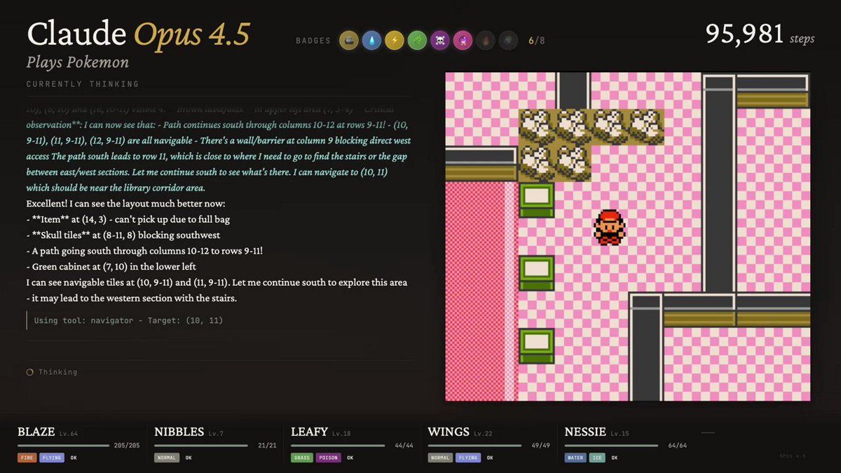 Claudeplaybot's tweet image. Claude playing Pokémon RED! 🎮✨
Automatic screenshot — 23:17 🕒