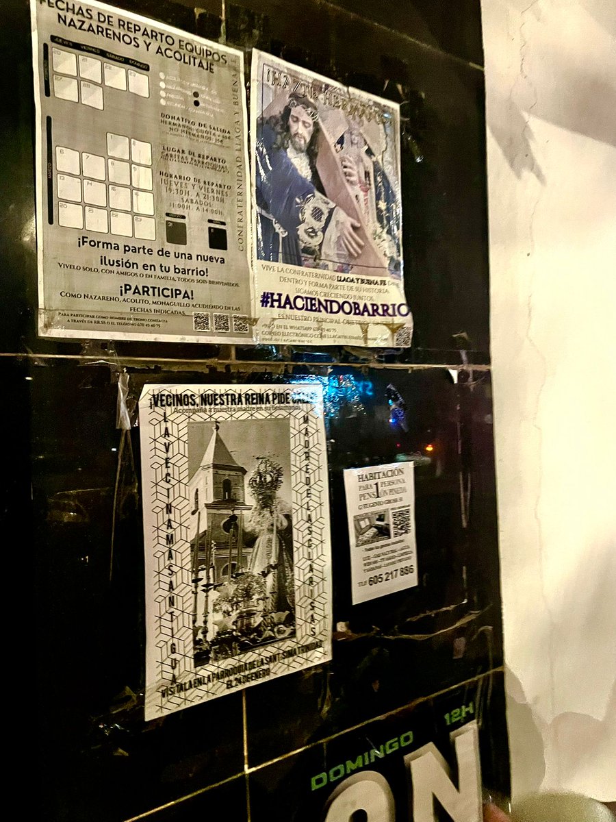 ¡HIJA QUE NO VAMOS A PARAR HASTA VERTE EN LA CALLE!
#CofradíasMLG