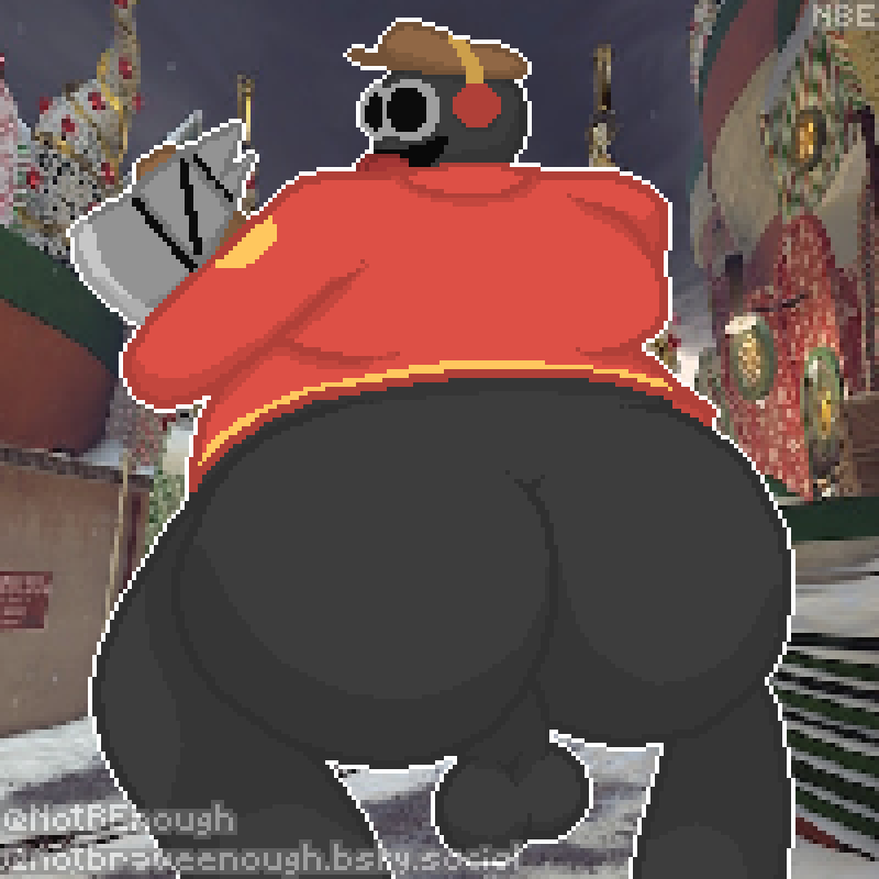 NotBEnough's tweet photo. Last art for this year. A friend's Pyro showing dat ass :3

-----

Sorry once again for not being very active this year, ill try to draw some more in a few weeks. Tysm for your support as always! hope yall have a good end of the year^^ https://t.co/TVJRRS53R4