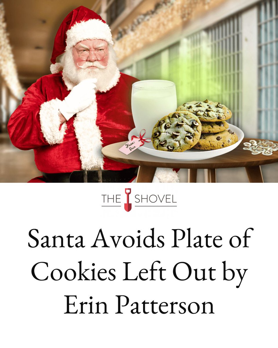 TheShovel's tweet image. “I have no idea why he avoided them. I put them on a special plate, just so I knew they weren’t for me,” said an upset Patterson.  

Read the full story:
theshovel.com.au/2025/12/24/san…