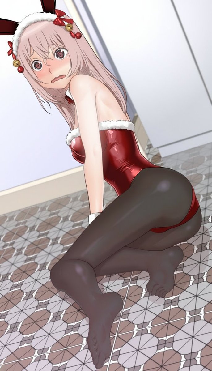 クリスマスイラスト無いときは過去イラストをcopainterでクリスマス仕様に衣装替えその後加筆 