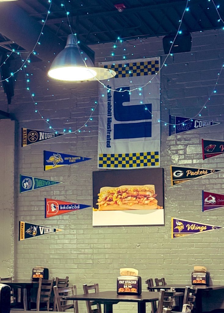 Snagging a bite to eat after softball practice, and it feels just like home! <a href="/JackIllustrated/">Jackrabbit_Illstrtd</a>