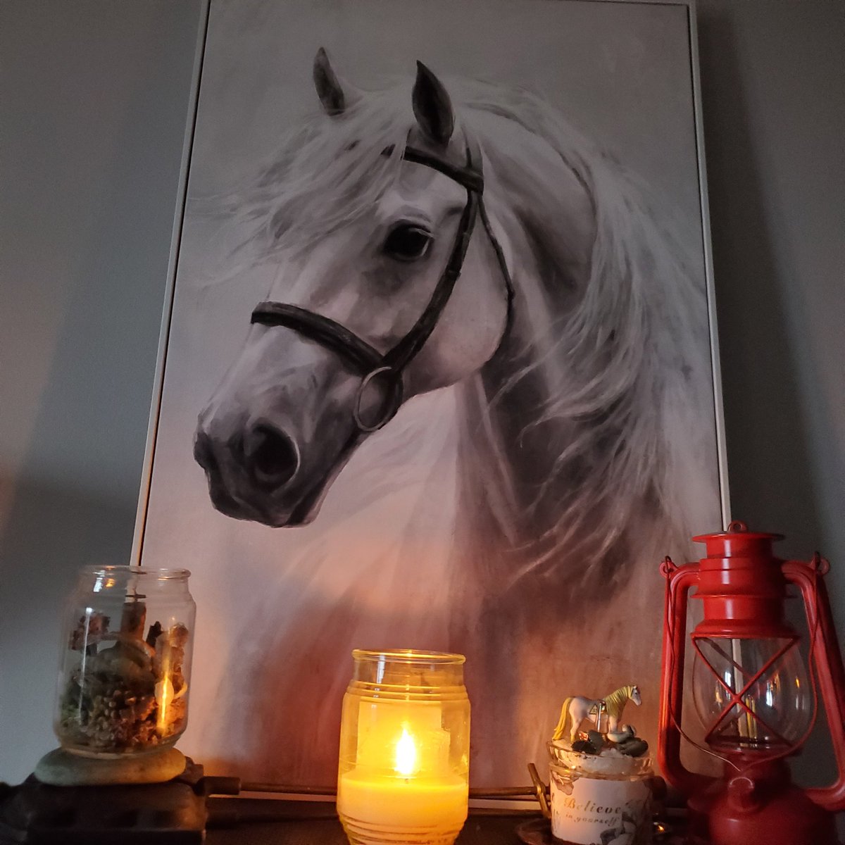 Dec.23,2025 (8/5): I think it's a beautiful print &amp; a great find! Trusting in the 🐴🐶🐯 trine energy, and starting to tack up for 2026. 🧡 #lifeofa33 #GG33trine #GG33 #8nrg #5nrg #horsevsmatrix #2026giddyup