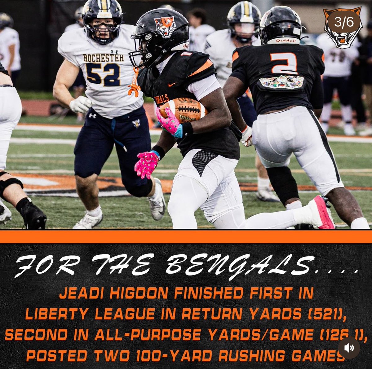 Very thankful for all my accomplishments from my freshman season much more to come