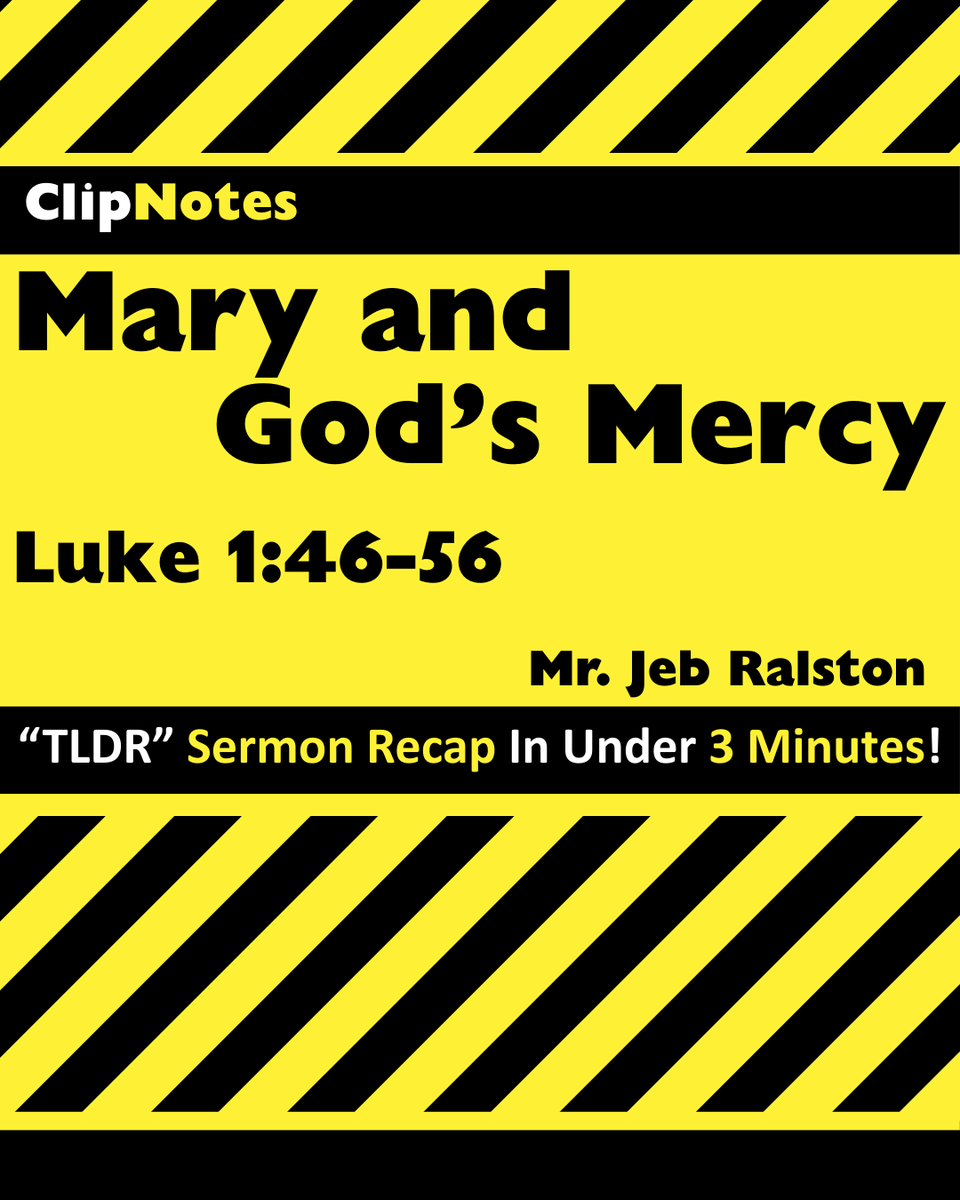 ChurchSaviorJB's tweet photo. "TLDR" Sermon Recap: Mary and God's Mercy - Luke 1:46-56
Dive into the heart of Advent, a time of yearning and grace. Let’s embrace the promise of God’s mercy and its power to uplift the humble.
#AdventReflection #ChristianFaith
Click to see Jeb's full message: https://t.co/1Nfa5ZYVD1