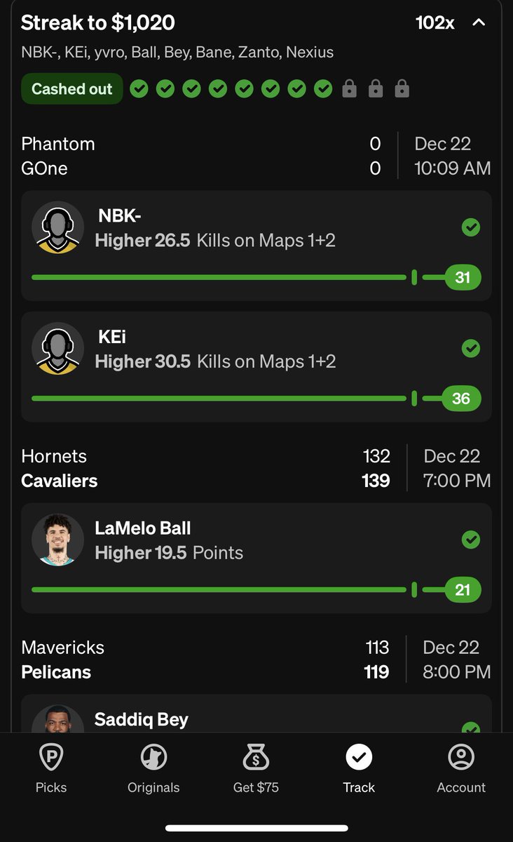 Could’ve kept going but $1K off $10 in a day sound too good to pass up ✅🦾