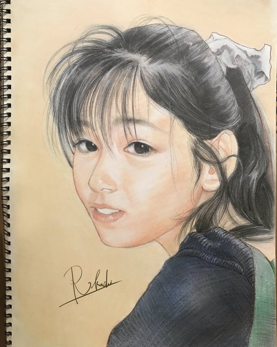 パステル画 サインは合成ですが、大昔に描いたパステル画。 構図があんまり好き