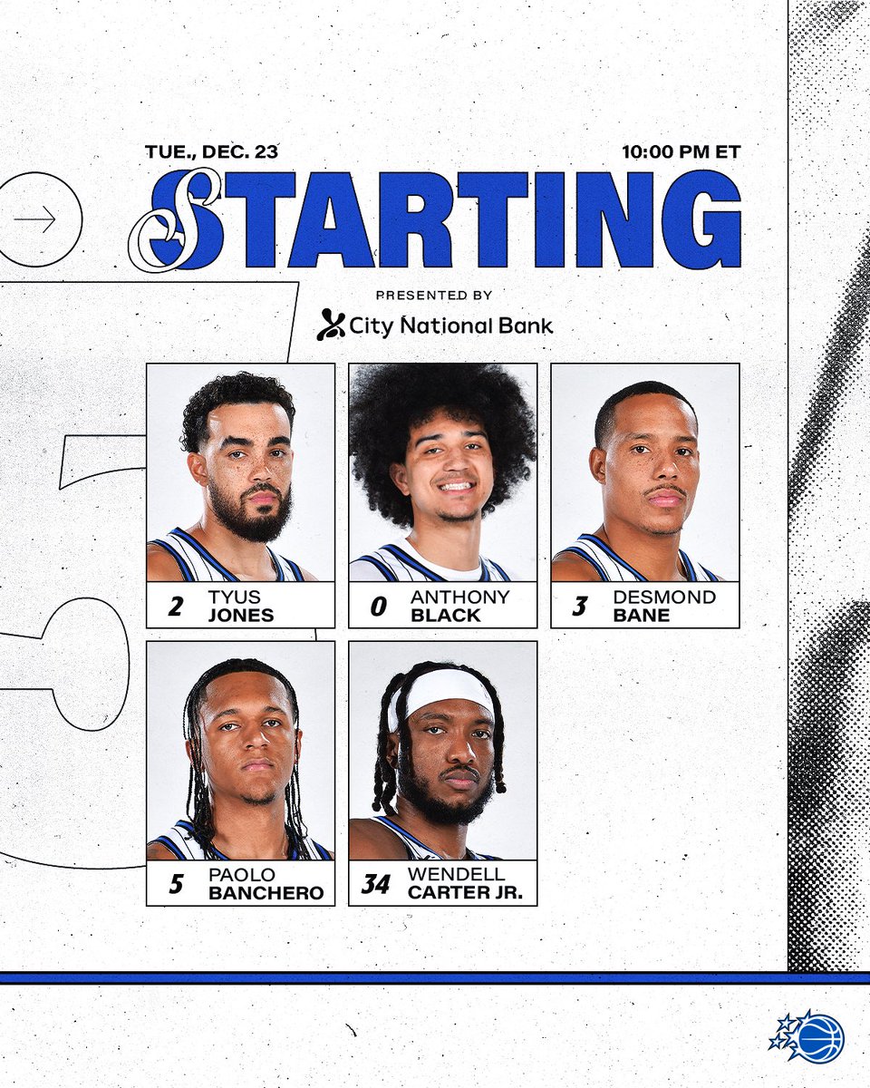 OrlandoMagic's tweet image. first five on the floor🪄