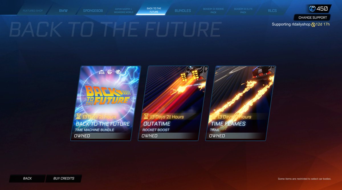 Back to the Future Items