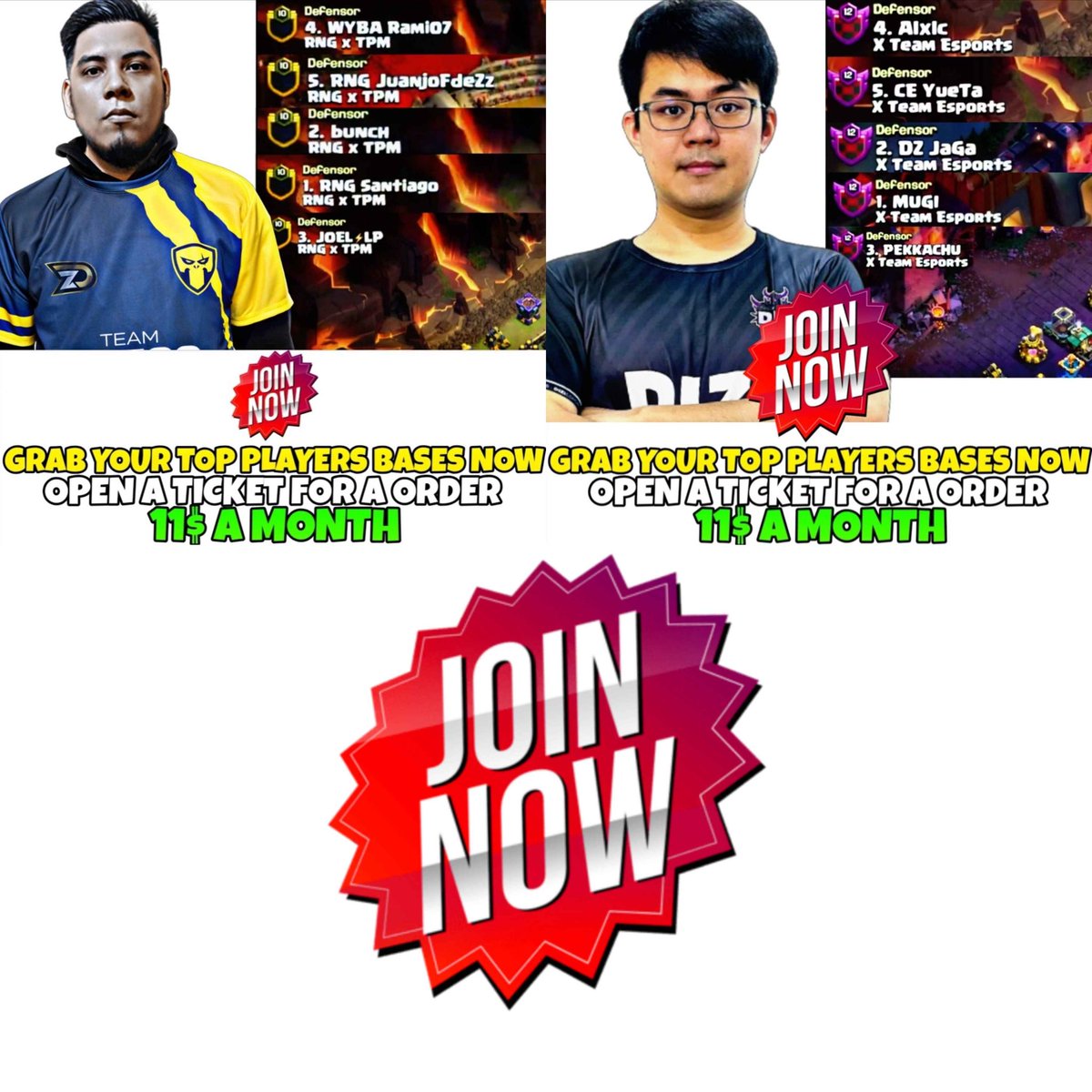 New top player base Th18 war base link

Looking for more base
Join Us Now

11$ a month all it cost

For more information

Open a ticket for a order
discord.gg/GBjRXQshhg

Like, Follow &amp; Repost

What we provide ?
Daily top team legend &amp; war bases

#coc #ClashOfClans #ClashOn