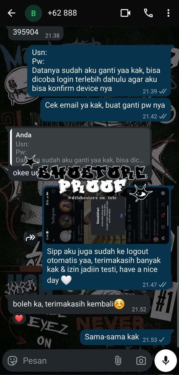 sho | jual akun ig tweet media