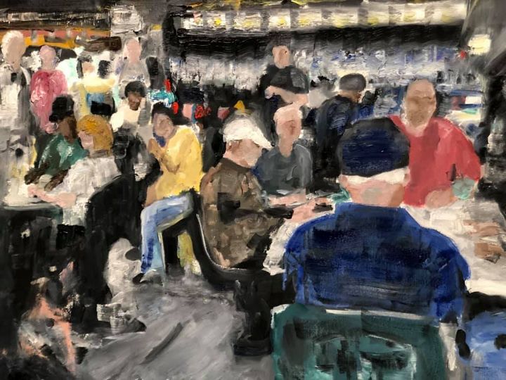 RGF52's tweet image. Art of the Day! "The Domino PLayers". Buy at: ArtPal.com/robertgfishman…