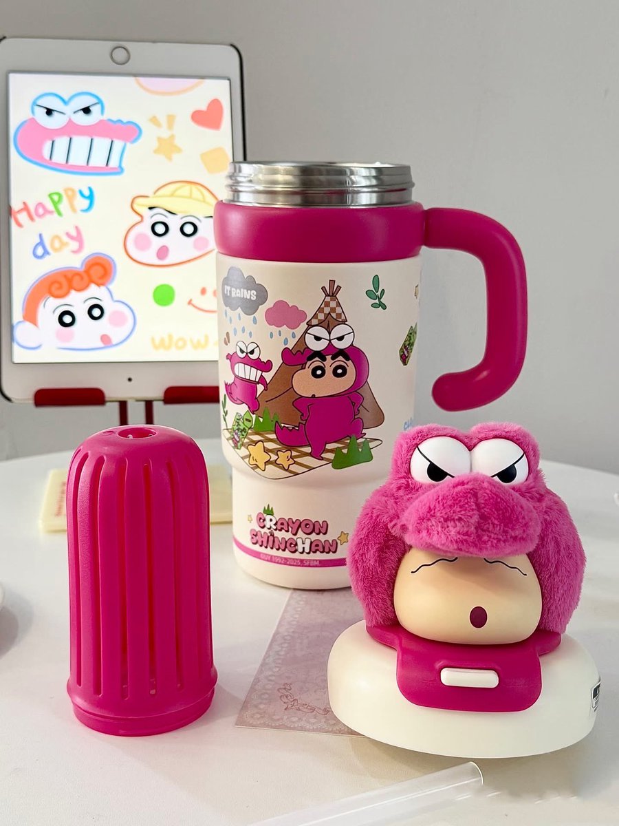 nesi96x's tweet photo. แก้วเก็บความเย็นชินจัง สีหวานน่ารักมาก แต่ฝาแก้วน่ารักกว่าขนฟูหัวโตสุดๆ มาพร้อมหลอดและที่กรองในตัว
พิกัดช้อป🧡https://t.co/YDHQAhn6Dz https://t.co/hX7fL29Rcr