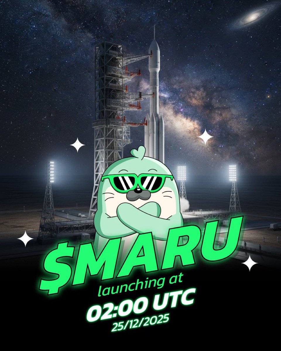 遂に上場されます🔥🚀

2:00 AM (UTC), December 25, 2025 

$MARU Christmas

Exclusively listing on <a href="/edgeX_exchange/">edgeX🦭</a>