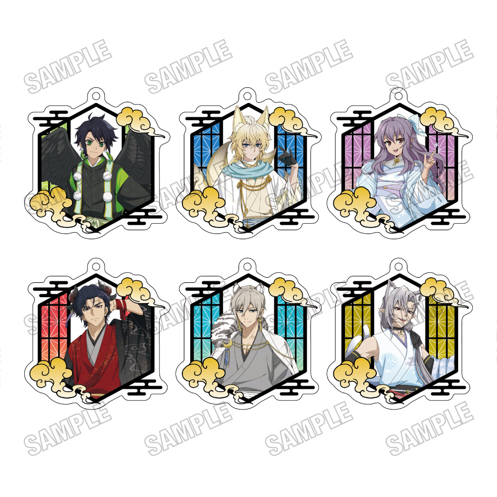 終わりのセラフ　アクリルキーホルダー　カード ラインナップ紹介】 くじタイムより 『終わりのセラフ』オンラインくじ