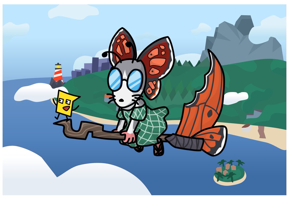 Secret Santa art for <a href="/wantonavenue/">TOKUTETSU</a> the goaaat