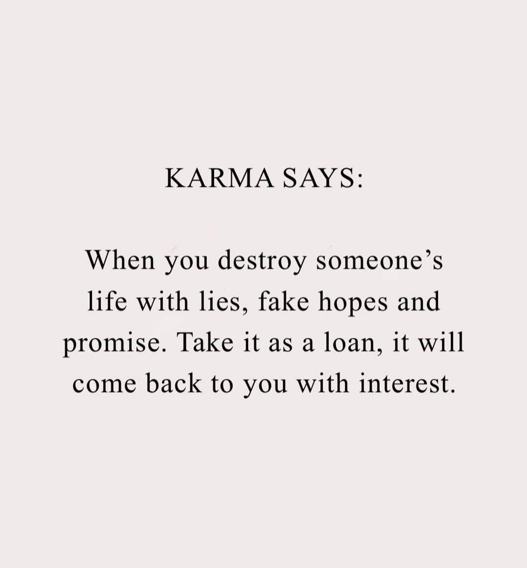 You gave lies instead of truth? Expect the bill soon.