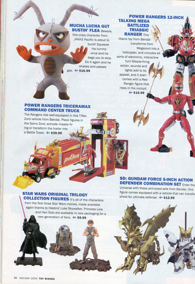 DailyLucha's tweet image. Gut Bustin' Flea from Toy Wishes magazine - Toys”R”Us Special Edition (Winter 2004)