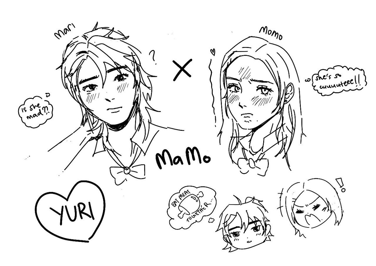 newburgerjoint's tweet photo. my old yuri ocs if anyone cares https://t.co/5ciPkAUt3l