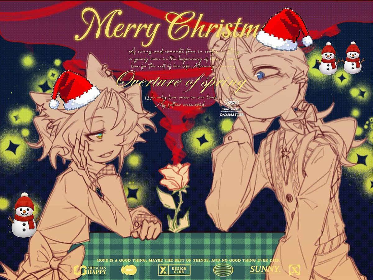 acsats51464's tweet photo. Dear friends,I'm sorry! This one is so beautiful! I want to release it in advance.Merry Christmas to you all!♥♥♥
#YourBoyfriendPeter
#YourBoyfriendGame
#YourBoyfriendGamefanart
#yourboyfriendgamepeter
#yourboyfriendpeter
#YBG
#fanart https://t.co/jsNYfh5HQ8