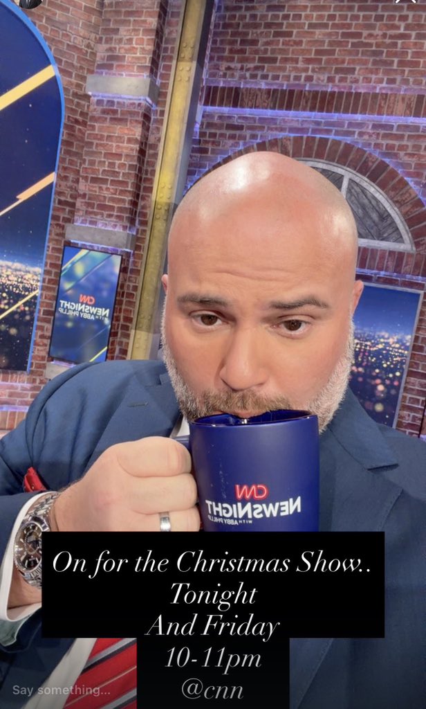 JoeBorelliNYC's tweet image. On for the Christmas Show…
Tonight and Friday
@cnn
10-11pm