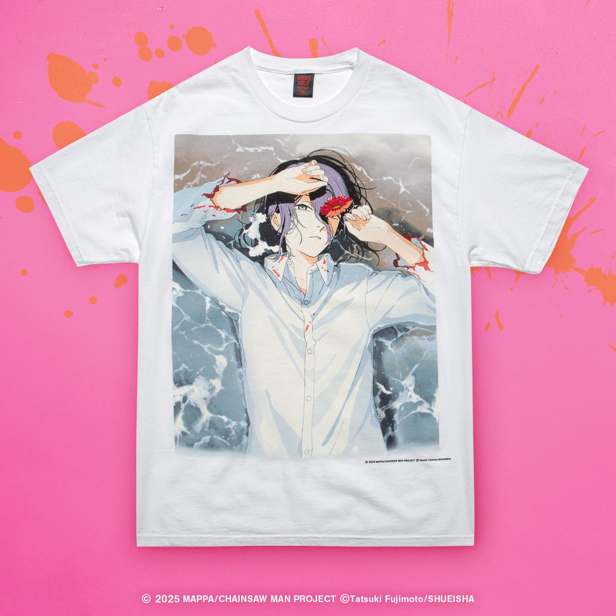 ❤️チェンソーマン tシャツ❤️缶バッジ付き❤️sizeXL❤️ ❤️チェンソーマン tシャツ❤️缶バッジ付き❤️sizeXL