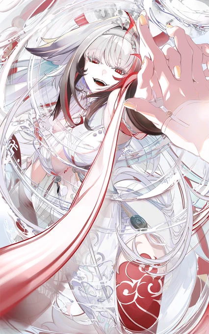 プロキシ様、新しい虚狩りの誕生、もう待ちきれないんですよね～? イラストは 様より頂きました。 #ゼンゼロ #瞬光 #二形態虚狩り初登場