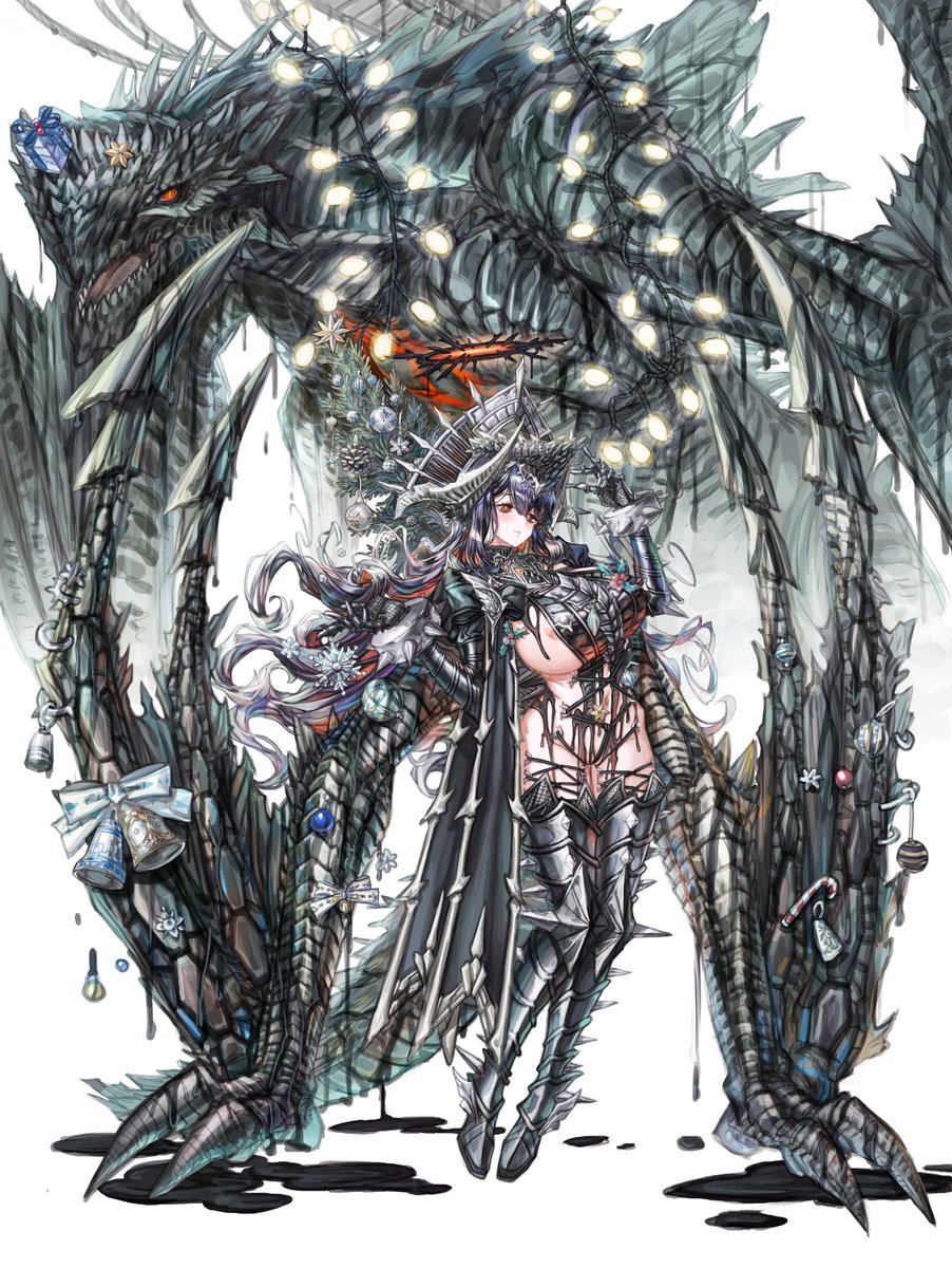 escatonjudge12's tweet image. 고그마눈나 그렸습니다!!!！！！메리크리스마스 ！！'' 🎄⁎ᵉ̷͈ ॣ ☆໊ ( 'ω' )/✚⃞ྉ*✲ﾟ*｡⋆🎄 #MHWs pixiv.net/artworks/13897…