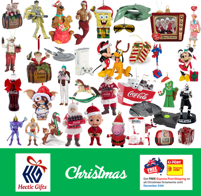 HecticGifts's tweet photo. https://t.co/1A09wTUxbG

Decorate your Christmas Tree with Ornaments that are as unique as you!

#HecticGifts #Christmas #Ornaments #Collectible #KurtAdler #HallmarkKeepsake #IslandHeritage #DecemberDiamonds #decorations #FreeShipping #AustraliaWide #FastShipping https://t.co/j67LlIYUWF