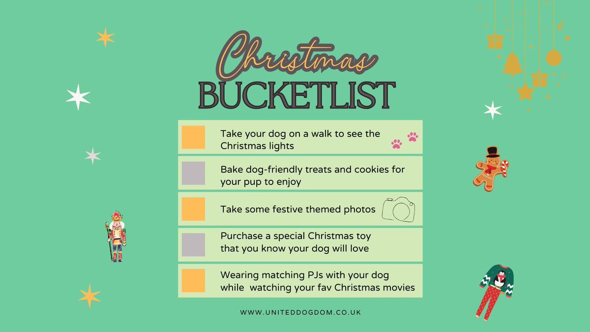 Celebrate the season with wagging tails! 🎄🐶 What's your pup's favourite festive moment? Share the joy and let us know!  Happy #woofwoofwednesday
.
#DogChristmas #FurryFestivities #DogLovers #love #puppy #dogsoftwitter <a href="/dotty4paws/">Dotty4Paws</a>