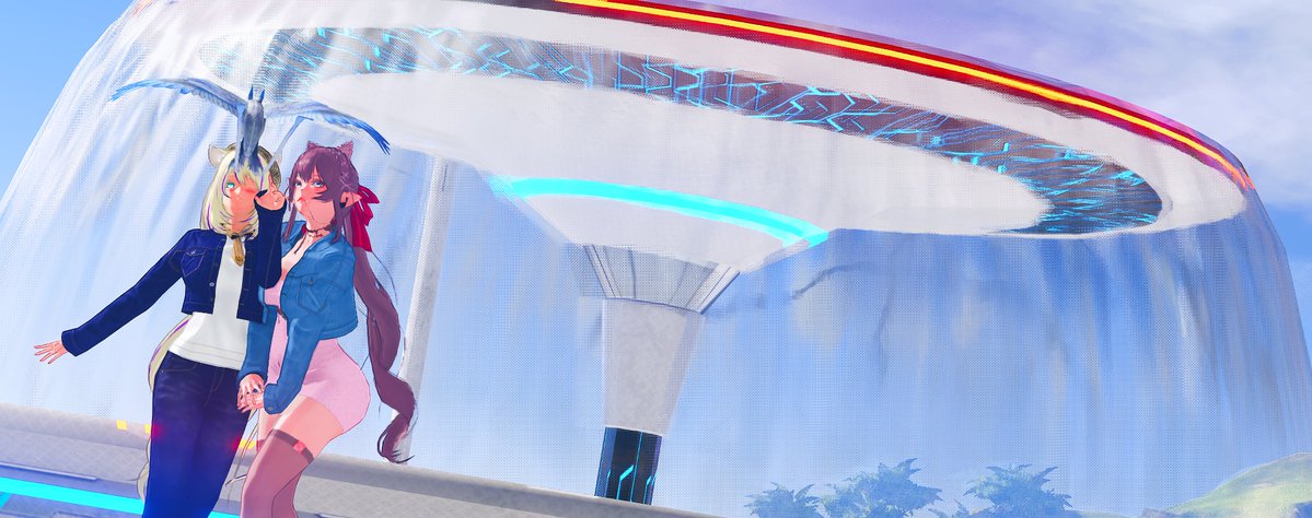 Phantasy_Poly's tweet image. #PSO2NGS 
#PSO2NGS_SS 
#メンテの日なのでssを貼る 

🌳長い一日の後に友人と話す☕️

🐦Chatting with a friend after a long day!⛲️ 

Special Thank You! @IniquityPSO2