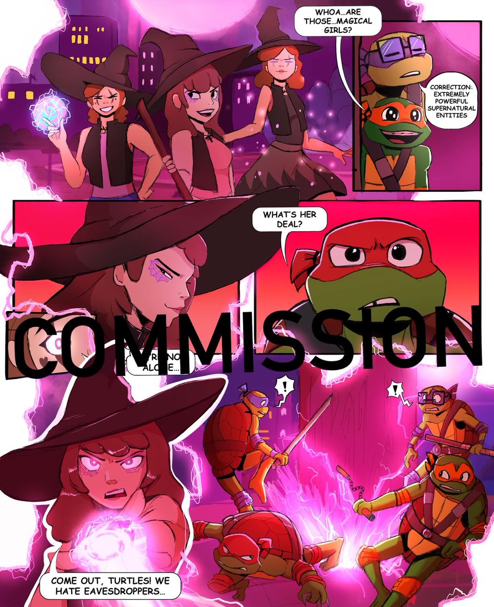 defunct_request's tweet photo. Wow, it’s been a while! I’ve been stacked with commissions, so here’s a peak!
In the meantime, I offer art commissions, digital comic commissions, and fanfic commissions which you can check out on my kofi!
https://t.co/FXfofU1g3C

#commissions #fanart #rottmnt #tmntfanart #tmnt https://t.co/GtFaqZgu8U